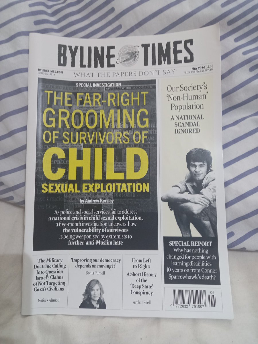 Picked up May issue of @BylineTimes from my local @Tesco store earlier today