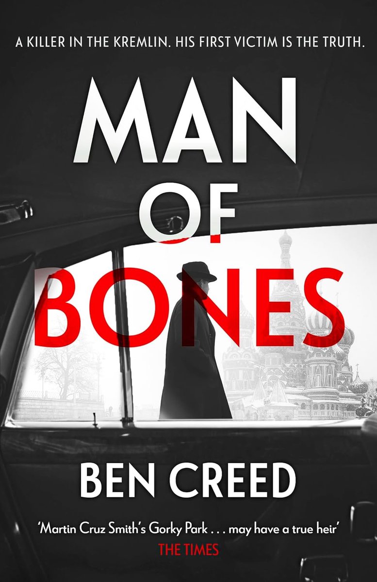 Been reading lots of great historical crime fiction and Ben Creed’s Man of Bones is no exception. The sense of paranoia and claustrophobia in Stalin’s Russia is so acute you’ll find yourself looking over your shoulder when you leave the house! @jenniedgecombe @MtLeopardPress