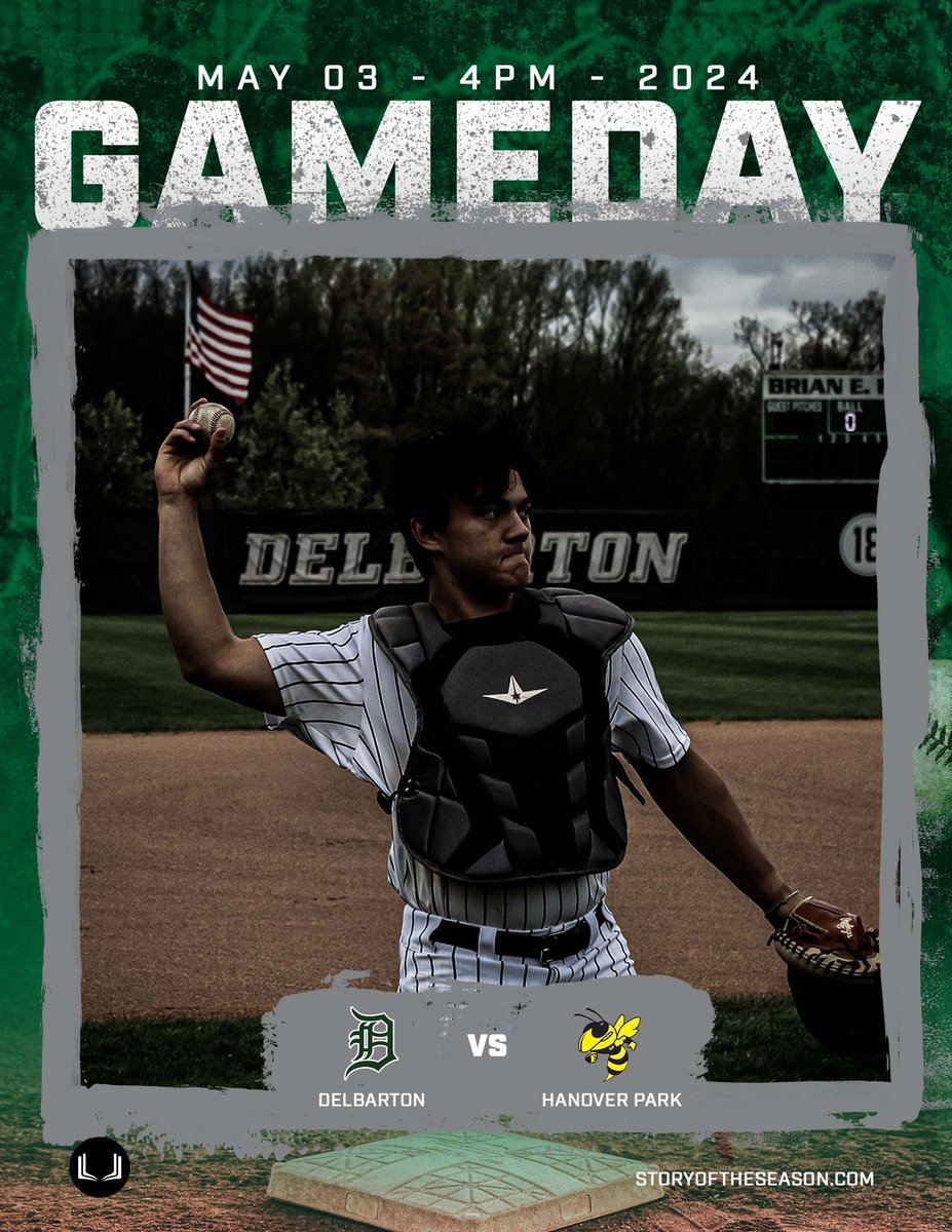 Game Day: Delbarton hosts the first round of the MCT against Hanover Park HS. First pitch scheduled for 4pm at Fleury Field #delbartonbaseball #playfast
