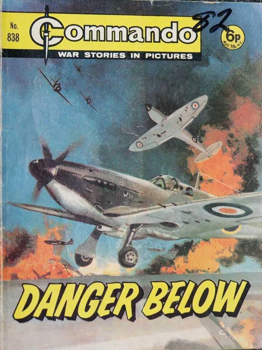 Flashback Friday! Here’s what was on sale 50 years ago in May 1974: No. 838 ‘Danger Below’! Have you got any flashback issues you’d like to see? Let me know! – QM
