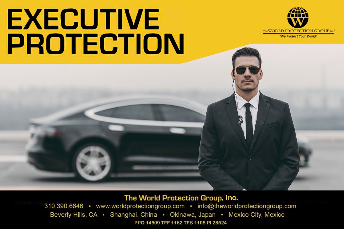 Seeking top-notch Executive Protection for yourself or your esteemed clients? Look no further! Dial 310.390.6646 to experience tailored security solutions designed for your utmost safety and peace of mind. 

#WPG #ExecutiveProtection #ArmedSecurity #EstateSecurity