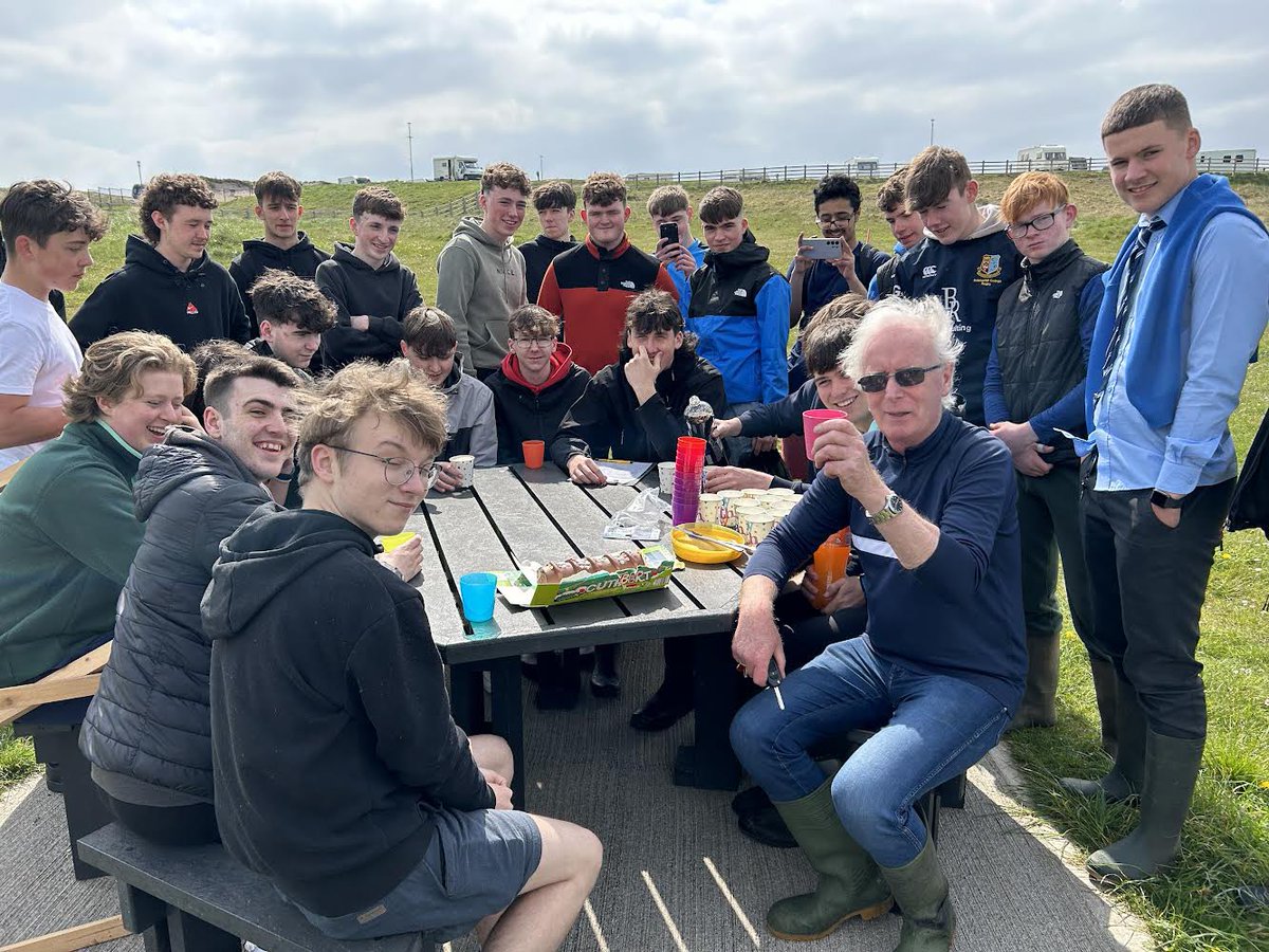 cicsummerhill's tweet image. We had a toast to Mr Hegarty today as it was his final geography fieldwork trip in Summerhill College. 
We will miss you and we thank you for all your knowledge, expertise and your great sense of humour!!
#retirement
#everydayisabeachdaynow