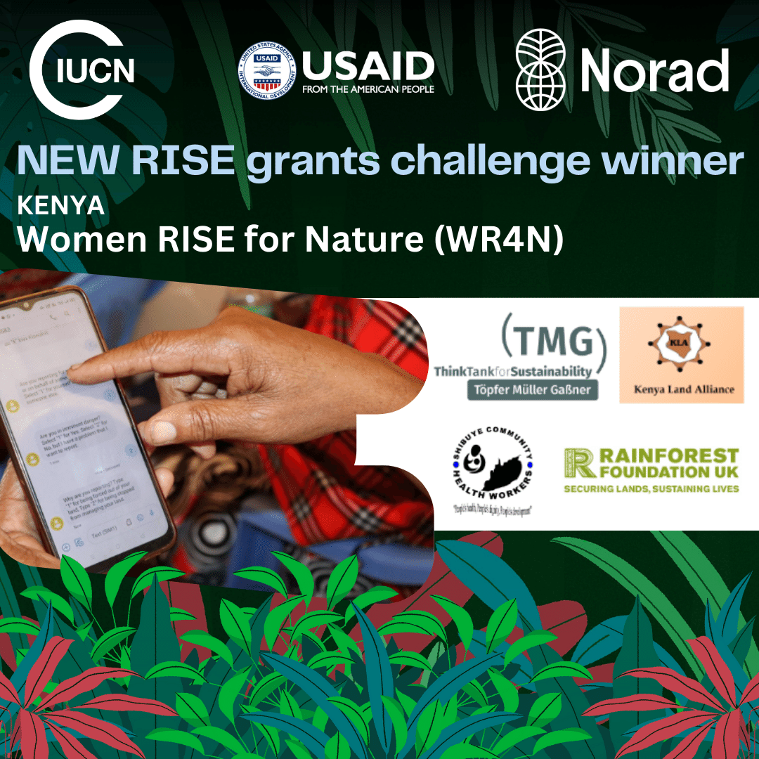 👏Voici le nouveau projet #RISEgrant : Women RISE for Nature (WR4N) au Kenya ! 🚺Explore comment @TMG_think @KLandalliance @ShibuyeW & @RFUK intègrent les #VBG liés aux #CréditsCarbone dans un outil de rapport sur les #DroitsDeLaTerre 👉gender.pub/winners