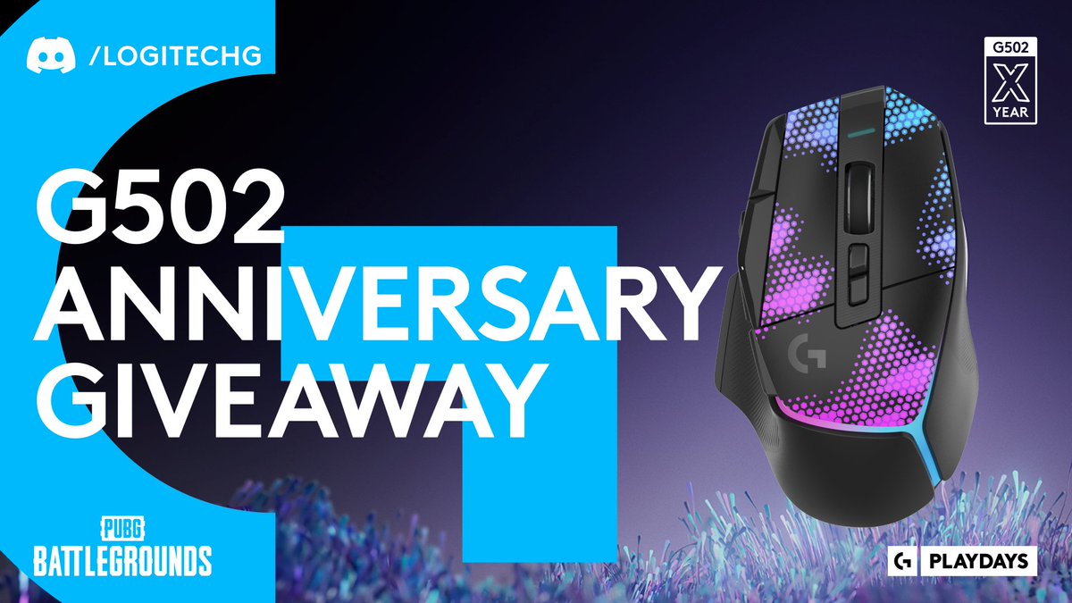 Looking for another chance to win the special edition G502 X PLUS mouse? Join the PLAYDAYS giveaway! 💛 RT, Like, & Enter! Redeem your entries here: gleam.io/83ipS/logitech…