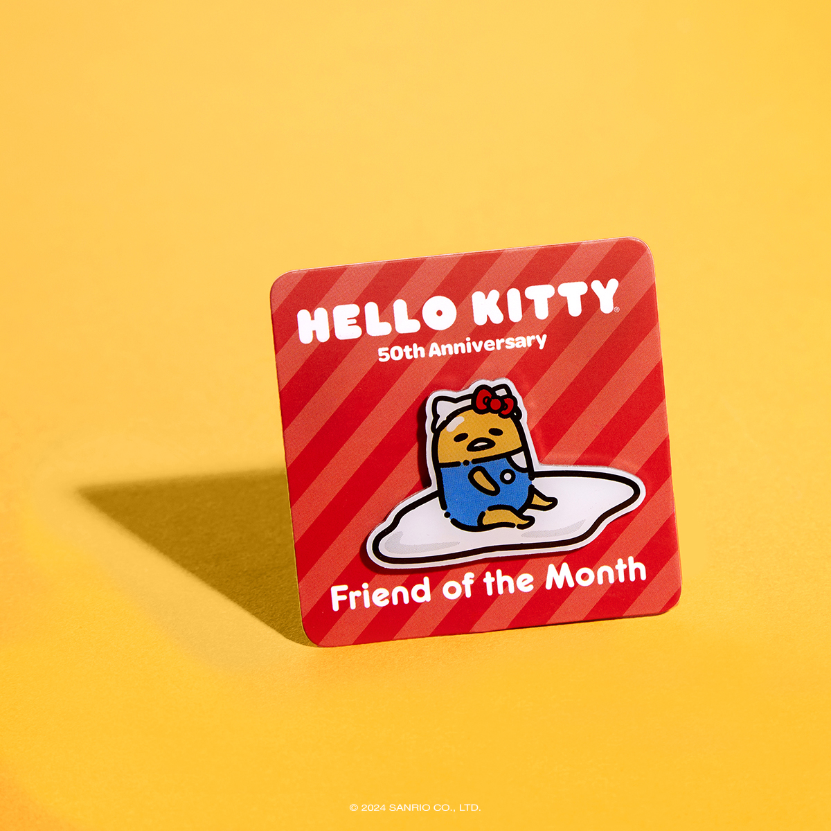 Friend of the Month pins are back! Get our Friend of the Month gift FREE when you spend $50 or more in Sanrio stores and online - no code needed ❤️ Shop now: bit.ly/4bkzdGP