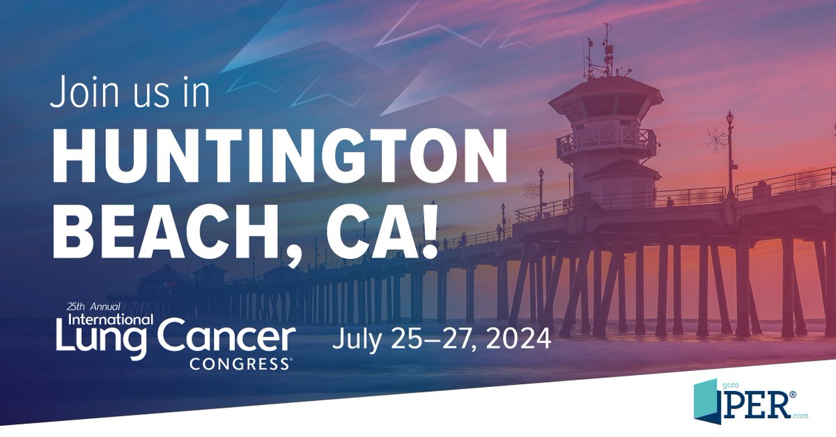 See you in Huntington Beach this summer! 🌴Make weekend plans to relax on the beach, catch up with peers, & most importantly, engage with experts on the latest update in #lungcancer! Register here: bit.ly/3JrZ2c4 #CME #ILCC #lcsm @drgandara @DrRoyHerbstYale @HwakeleeMD