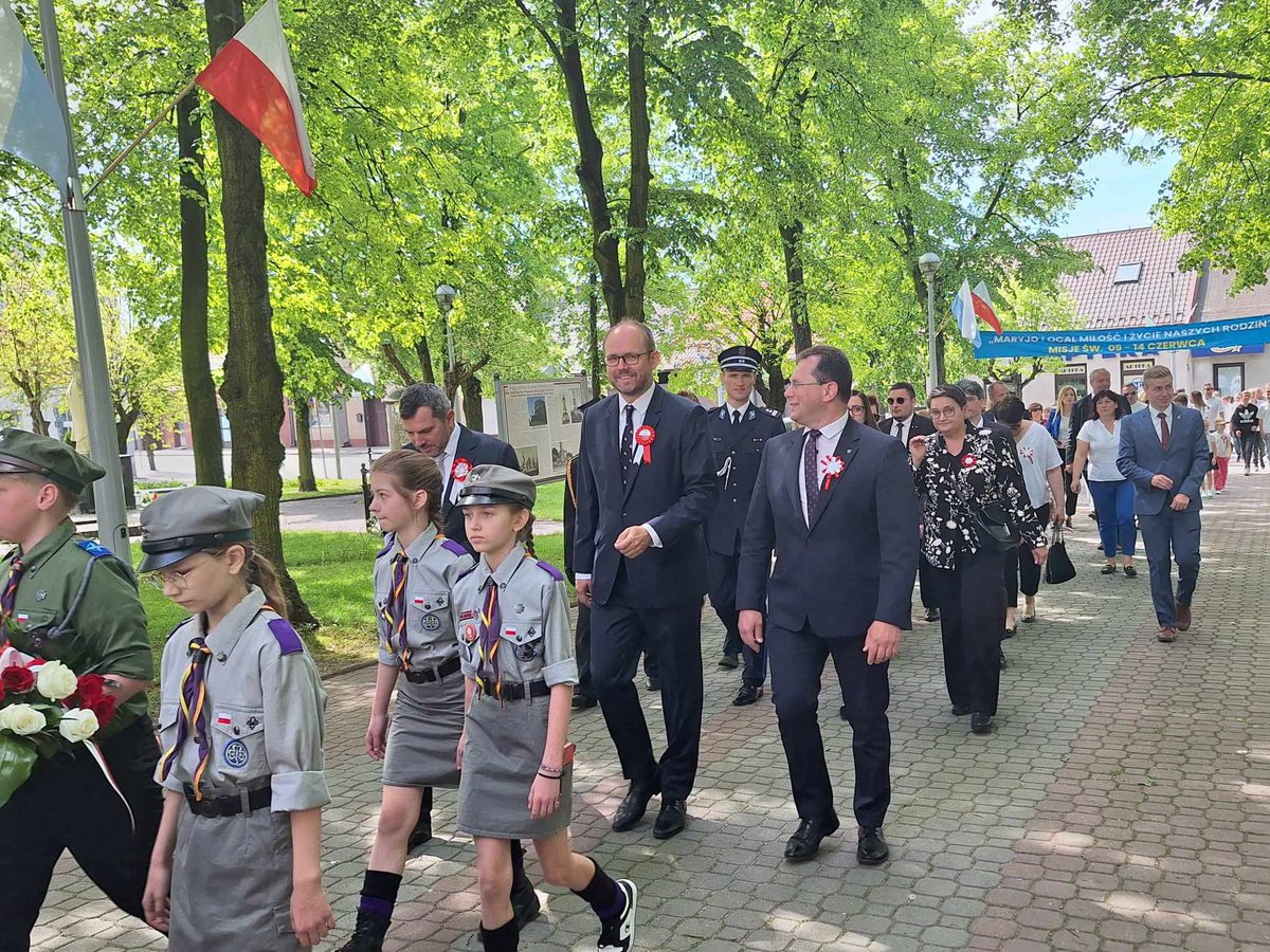 Vivat Maj, 3 Maj! 🇵🇱 Dziś piękne uroczystości w Pajęcznie.
