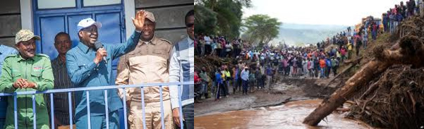 KENYA: #FloodsKe Raila Odinga Slams Government Over Forced Evacuation Order,Insists Floods Be Declared National Disaster.-“Si wameshindwa...hata wakipewa miaka 10 si watashindwa...mawaziri hawana ujuzi wowote wa kuendeleza serikali,”Raila. Cyclone Hidaya Resign Chapo Expressway