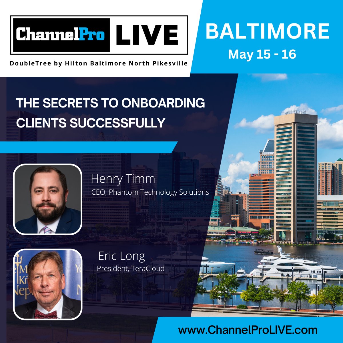 ChannelProSMB's tweet image. #Clientonboarding masterclass.   

ChannelPro LIVE Exclusive: 

baltimore.channelpronetwork.com
