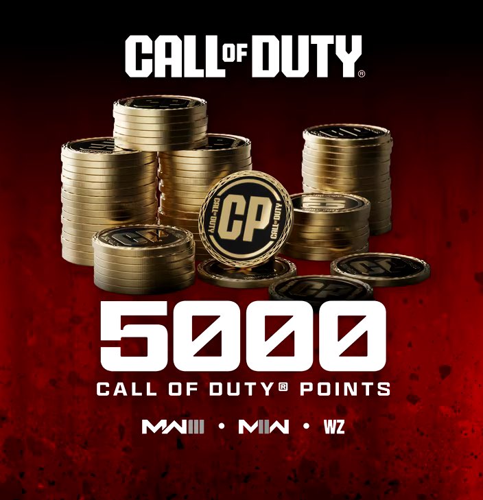 ❗️5,000 COD Points Giveaway❗️ - Like & Repost ♻️ - Follow @Vnqwsh - Tag 2 Homies Winner gets announced on 05/24🫶🏼