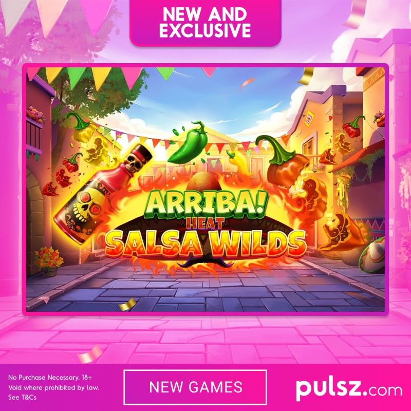 Introducing Arriba Heat Salsa Wilds...The fiery follow-up to Arriba Heat. It’s bigger, it’s better and it’s blazin’ hot 🌶🌶🌶 Play it now exclusively on Pulsz.com