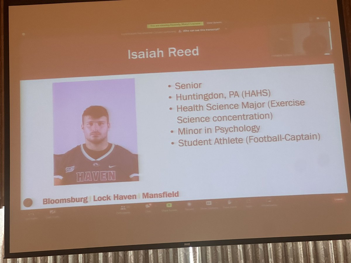 Isaiah Reed - @LockHavenUniv student spotlight. @LHU_Football football co-captain - IMPRESSIVE. Young man who is #lockedin for sure!!!!