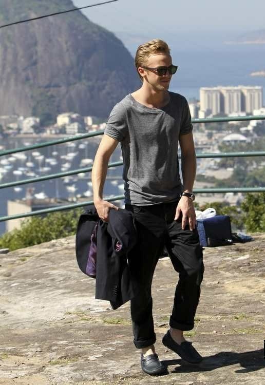 tom felton no Brasil, este é o tweet 🇧🇷