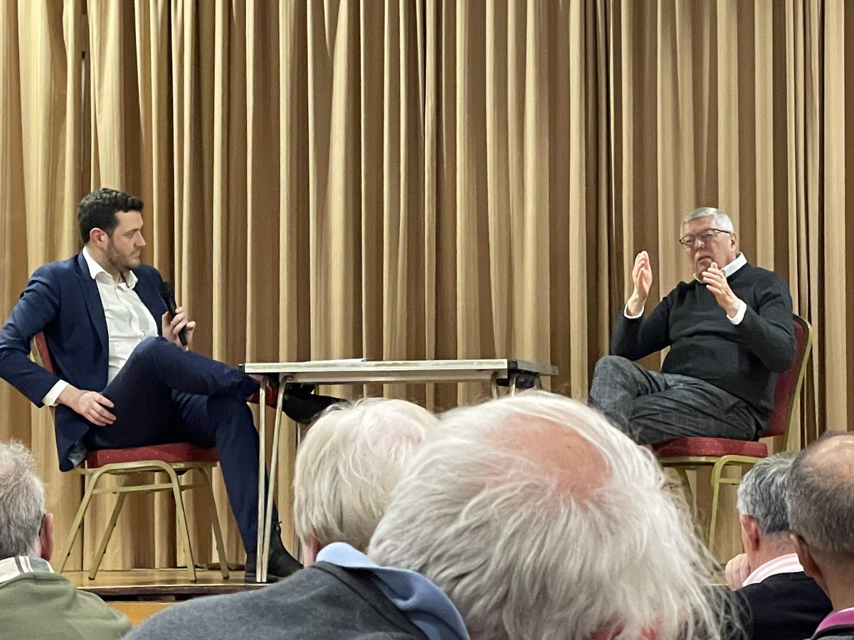 Alan Johnson at @LabourHexhamCLP this evening