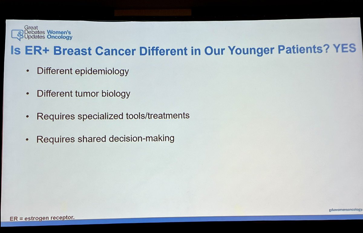 Paolo Tarantino (@ptarantinomd) on Twitter photo Does Age 50 Really Matter THAT Much for decision making in early ER+ breast cancer? Erica Mayer (<a href="/elmayermd/">Erica Mayer</a>) from <a href="/DFCI_BreastOnc/">Dana-Farberās Breast Oncology Center</a> supports the argument of YES, age matters! <a href="/GreatDebatesCME/">Great Debates</a> Does Age 50 Really Matter THAT Much for decision making in early ER+ breast cancer? Erica Mayer (<a href="/elmayermd/">Erica Mayer</a>) from <a href="/DFCI_BreastOnc/">Dana-Farberās Breast Oncology Center</a> supports the argument of YES, age matters! <a href="/GreatDebatesCME/">Great Debates</a>