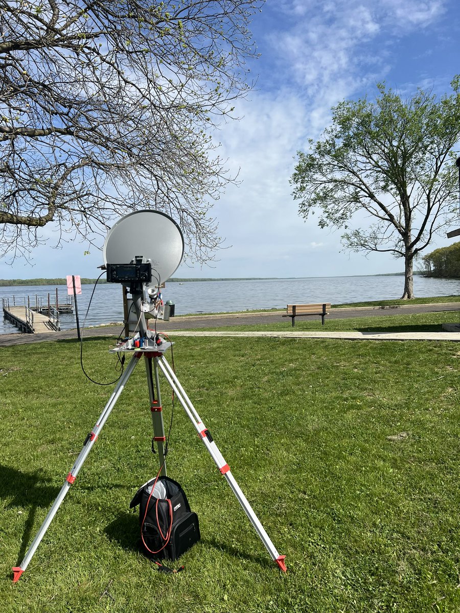 10Ghz Rain scatter action with WA3PZQ and his ic905 with 500mW on 10Ghz worked 3 rain scatter QSOs N8IUP, K8ZR & VE3KH. Also picked up a beacon that was 200mW into a 12dB slot west of Toronto 276 Km away.