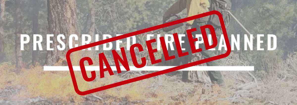 ‼️Today's 30-acre prescribed burn 6 miles SW of Bend near Aspen Day Use Area has been cancelled due to unfavorable conditions. FS Road 700 & Two-Hour Horse Loop Trail remain open. Drive slow in area due to firefighting equipment & training participants. ℹ️ centraloregonfire.org/2024/05/03/can…