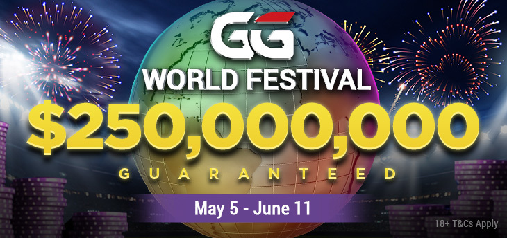GGPokerDE's tweet photo. 368 Events | 4 Spielklassen 
  ☉ Low
  ☉ Medium 
  ☉ High 
  ☉ Super 
𝟐𝟓𝟎 𝐌𝐢𝐨 𝐃𝐨𝐥𝐥𝐚𝐫 𝐆𝐓𝐃 💥 Alle Infos &amp; den Spielplan findet ihr hier  ⇢ https://t.co/TQGWxNLQgj #world #festival @ggpoker https://t.co/SKSyVxkvdr