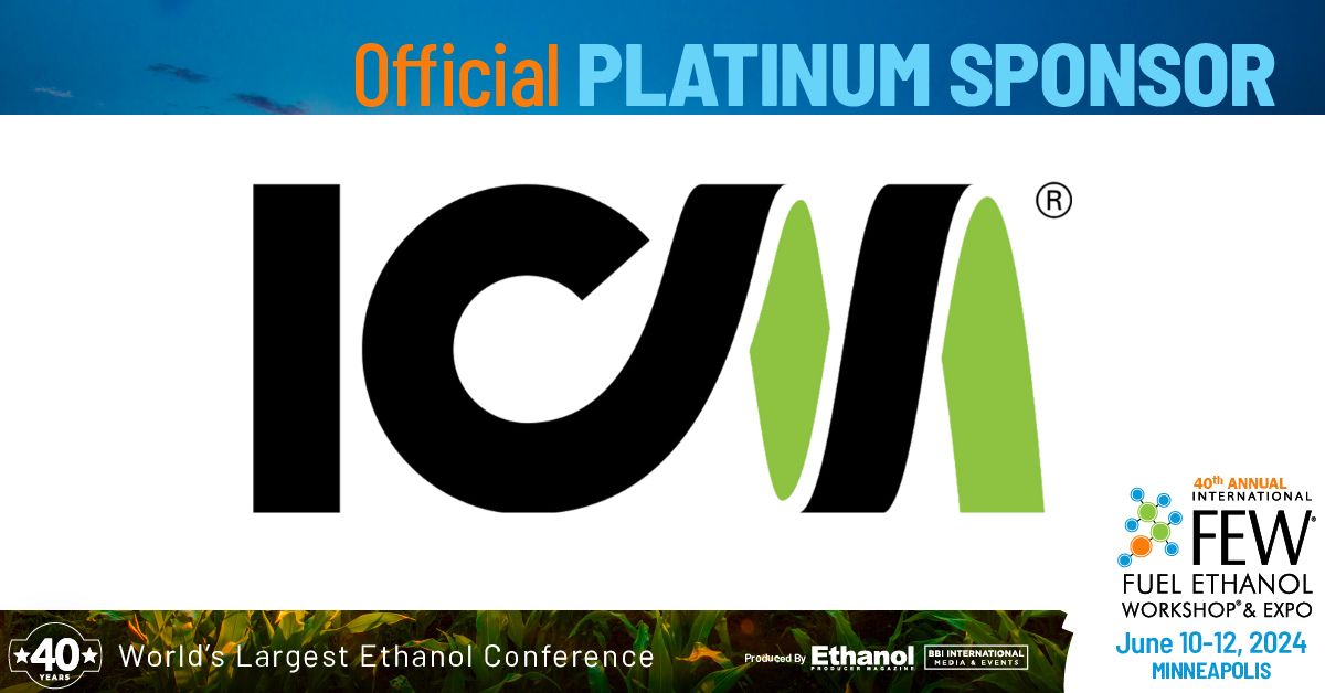 Thank you to #FEW24 Platinum Sponsor, @ICM_Technology!

#ethanol #renewablefuels