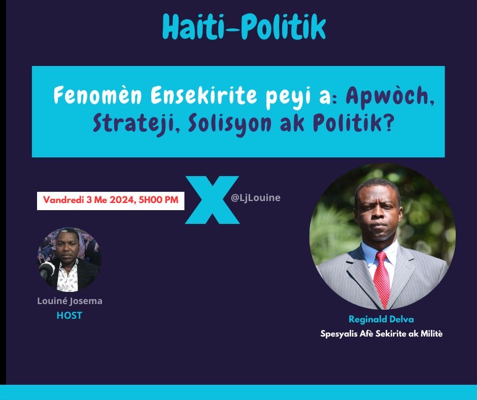 ⁦<a href="/RalphEFrancois/">🔴Rᴀʟᴘʜ E. Fʀᴀɴçᴏɪs 🇭🇹🥤</a>⁩ ⁦<a href="/lacksguvens/">Lacks-Guvens CADETTE</a>⁩ ⁦<a href="/WilguensRegis2/">Wilguens Régis, Ph. D</a>⁩ ⁦<a href="/realalertehaiti/">Alerte Haïti</a>⁩ ⁦<a href="/billyliveshow/">BIlly Live Show</a>⁩ ⁦<a href="/windyphele/">Windy Phele</a>⁩