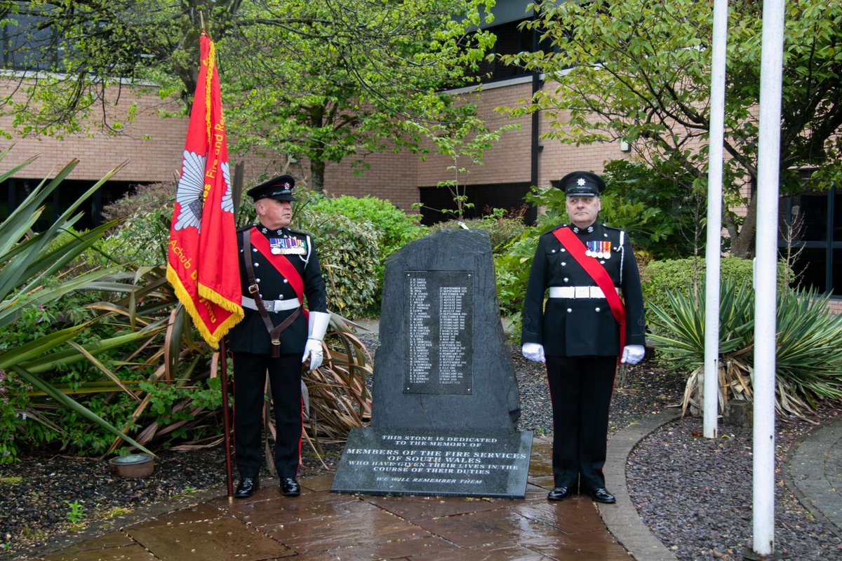 SWFireandRescue's tweet photo. At 12:00 today, our headquarters took part in a minute’s silence for Firefighters’ Memorial Day which is held tomorrow, 4th May, to honour those who made the ultimate sacrifice.
#FMD24 https://t.co/AhUevqHR6f