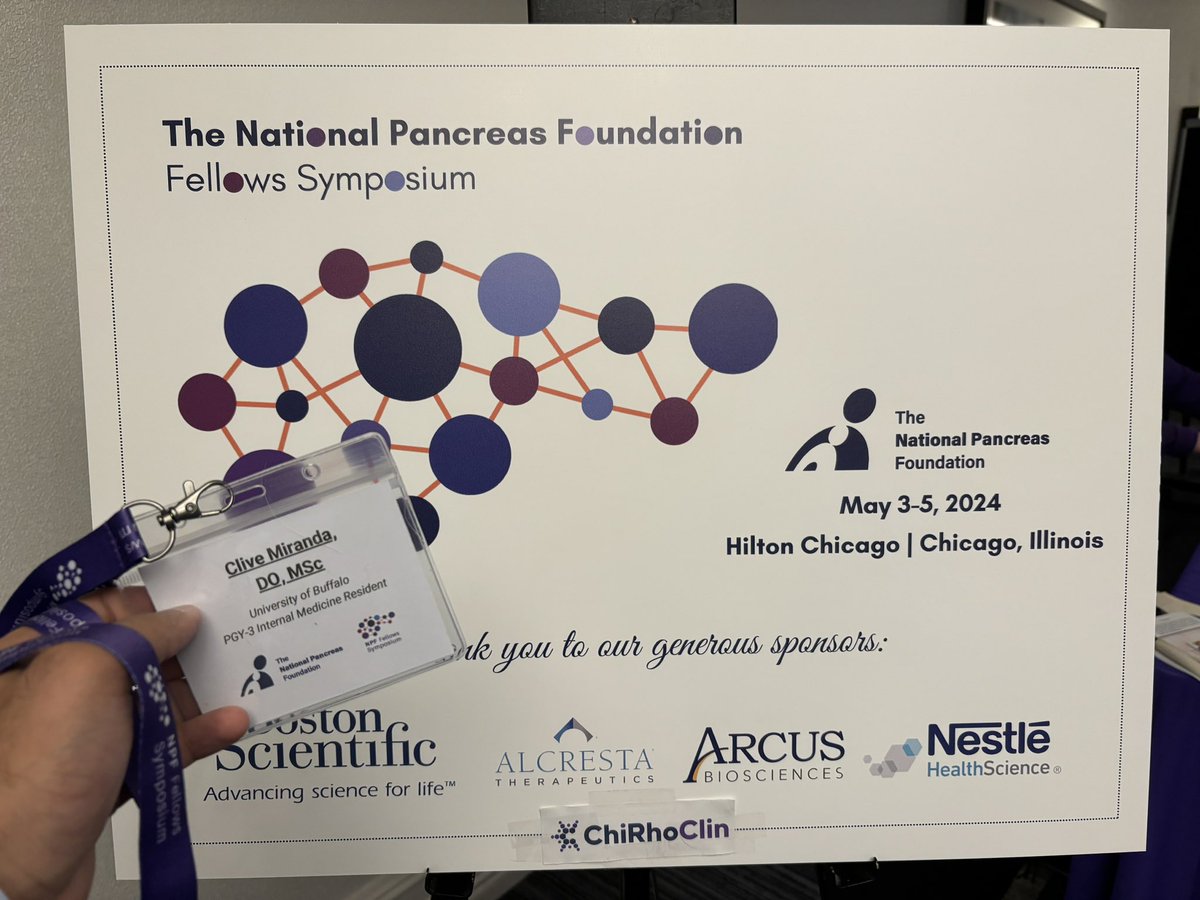 🪪 Badge obtained ☑️

T-minus 2 hours until kickoff ⏳

Waiting for the @ACG_EBGI crew to roll in 🔥 @Chatterjee_MD @DevikaGandhiMD @umer446 

@NatPancFdn #GITwitter #npffellowssymposium2024