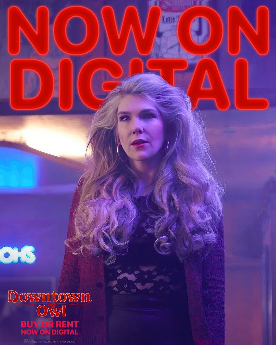Don’t miss Lily Rabe give a wildly uninhibited performance in #DowntownOwl. Buy or rent it now on Digital. bit.ly/DowntownOwl