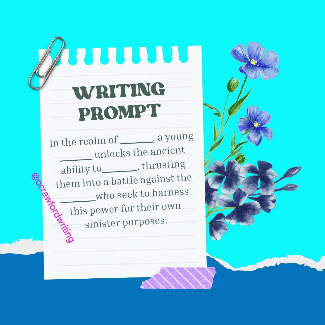 Use autofill (or your imagination!) to fill in the blanks to make your own fantasy writing prompt. Share your resulting prompt in the comments! (If you also write something, come back and let me know how it went!) Have fun storytelling! #WritingPrompt #CreativeWriting