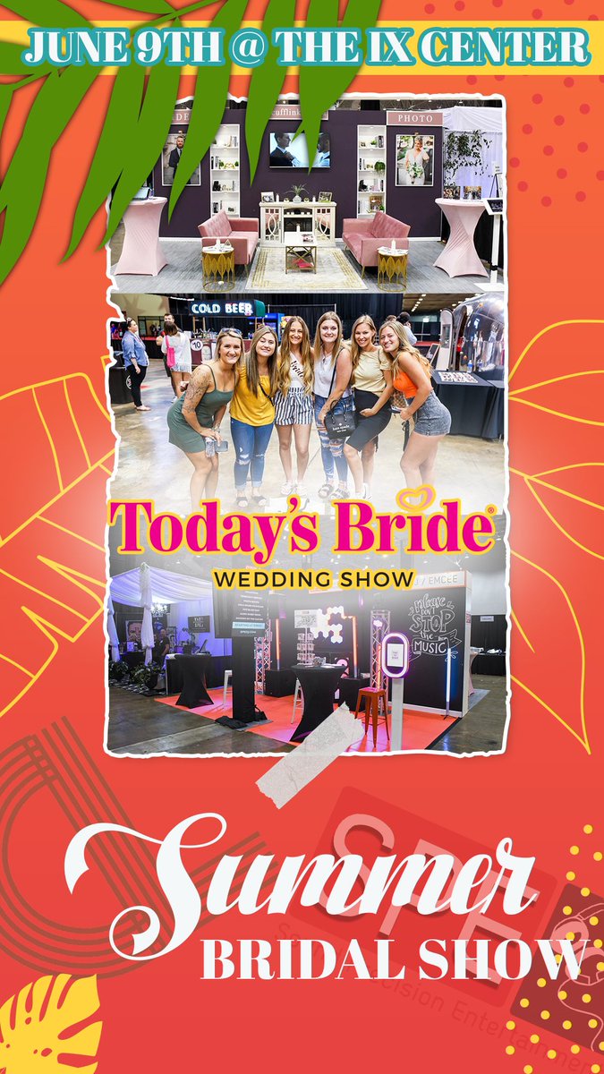 👰💍 Get ready for wedding season! Don't miss the Today's Bride  Bride wedding show on June 9, 2024, at the I-X Center in Cleveland, Ohio! 

#WeddingSeason #TodaysBride #ClevelandWeddings #IXCenter #BridalShow #WeddingPlanning #WeddingInspiration #DreamWedding #WeddingTips