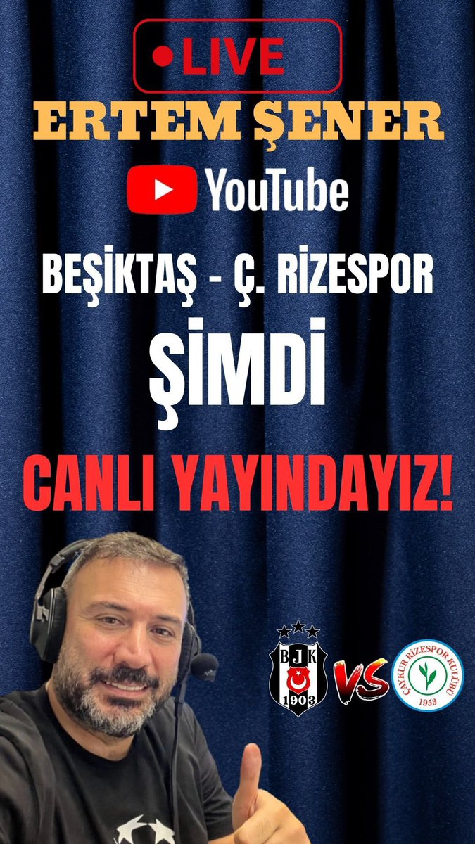 İşte Beşiktaş’ın teknik direktörü. Alın size TERZIC ! …canlı yayındayız; youtube.com/@ertemsener?su…