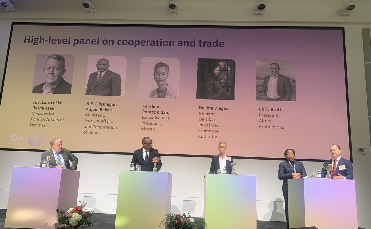 Nordic-Africa Ministerial focused today on our trade relations &amp; investments. One key take away: need attitude change to doing business in Africa. Time to tap the potential! Thanks @danskindustri for hosting the inspiring session! #NAFM 1/2