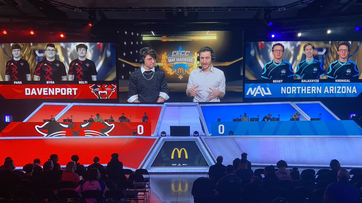 So hype to see <a href="/DU_Esport/">Davenport Esports</a> play my alma mater <a href="/NAUesports/">NAU Esports</a> on the main stage at #CECCTexas2024