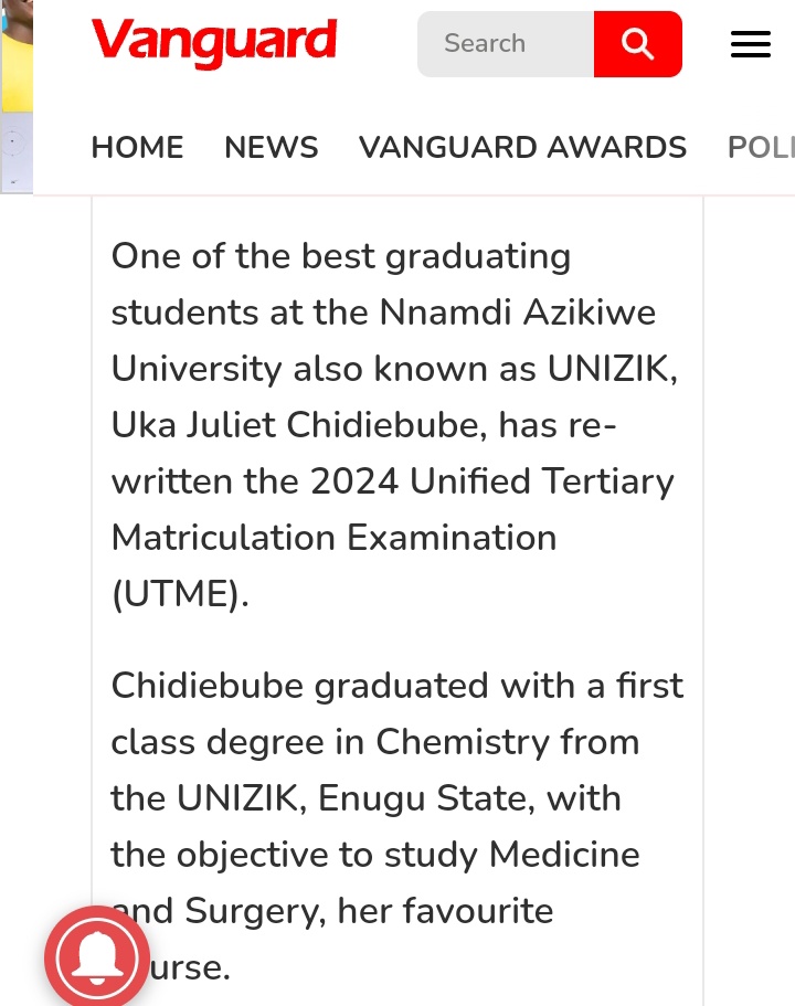 Exactly. How is @unizikofficial in Enugu State? A simple google search tells the location of UNIZIK @vanguardngrnews