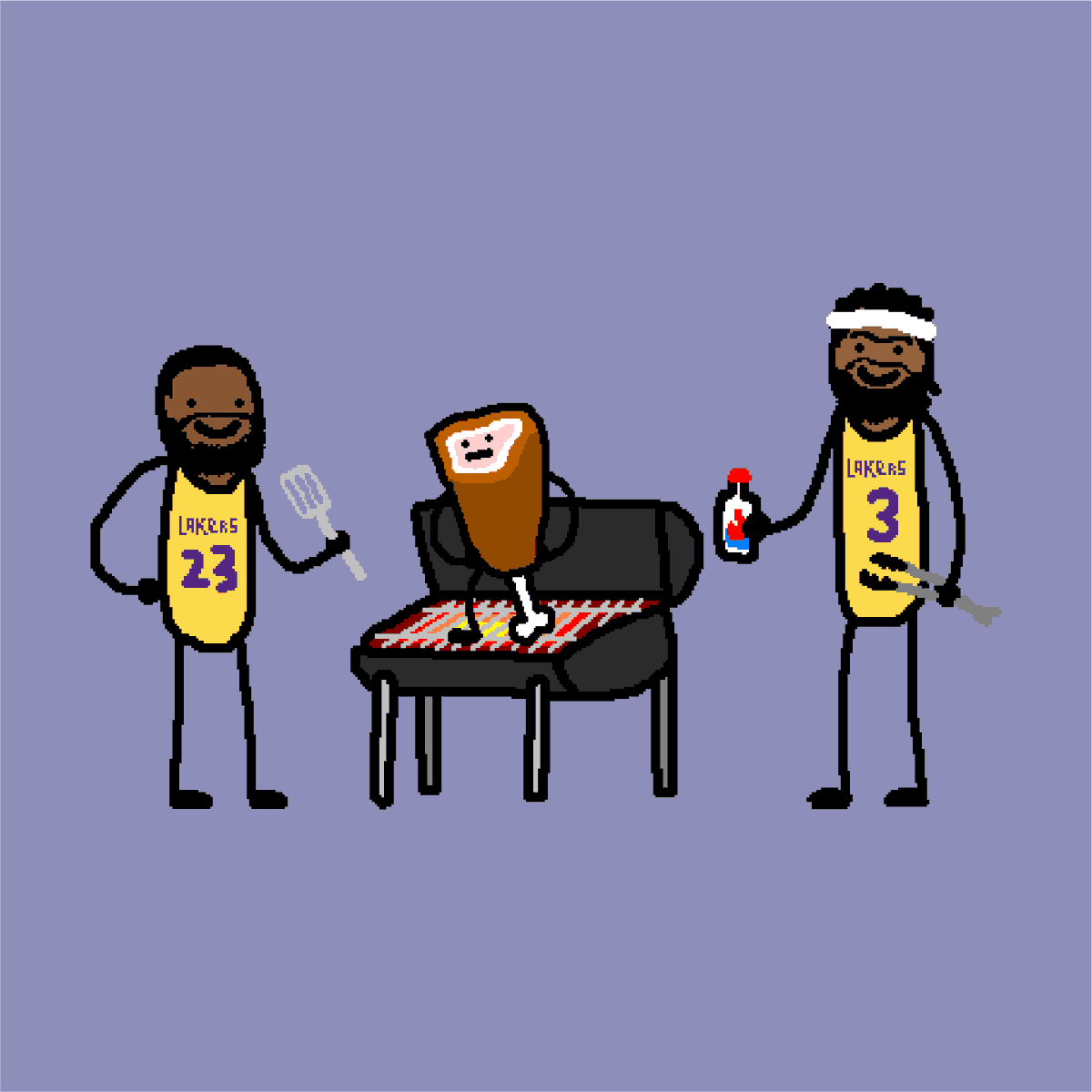 Lakers cook Ham.