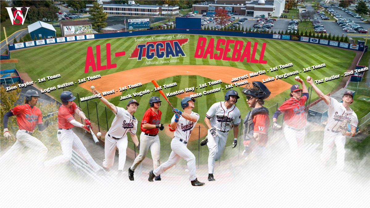 Congrats to the nine <a href="/WSCCbaseball/">WaltersStBaseball</a> players named to the All-<a href="/TCCAAsports/">Tennessee Community College Athletic Association</a> Baseball Teams!