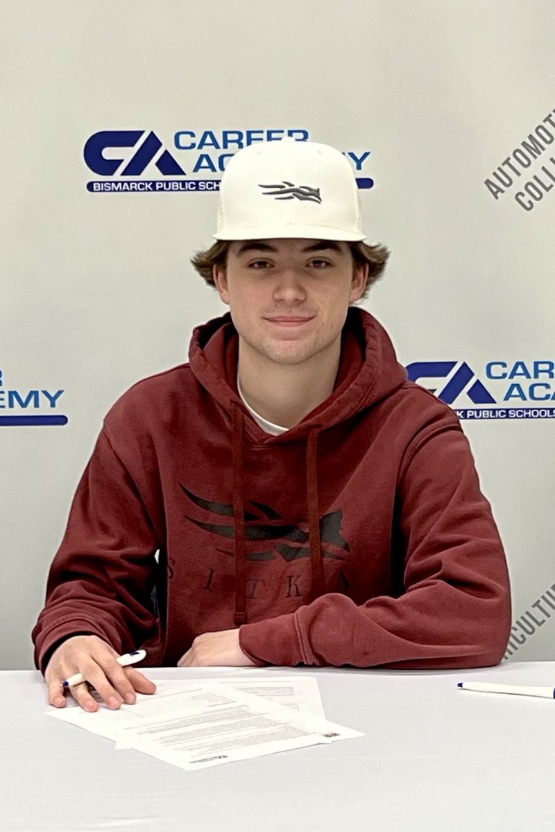 It’s official! <a href="/BismarckSchools/">Bismarck Public Schools</a> Career Academy student and Century High School senior, Jayden Levi, signed with the IBEW Local 714 and Rafter Electric for his internship this spring.
 
Congratulations, Jaden!
 
#LearnBPS #ND_CTE #CareerReady #ExperientialLearning #SigningDay