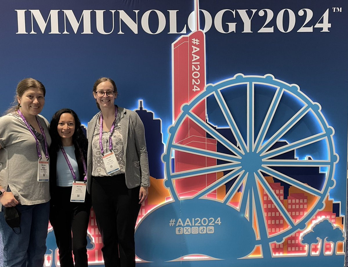 Meeting up with friends and getting ready to kick off #Immunology2024 #AAI2024 at the back to school session!
