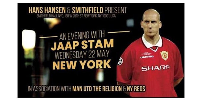 #JaapStam 🇳🇱 #MUFC ⚽️ #NewYork 🇺🇸