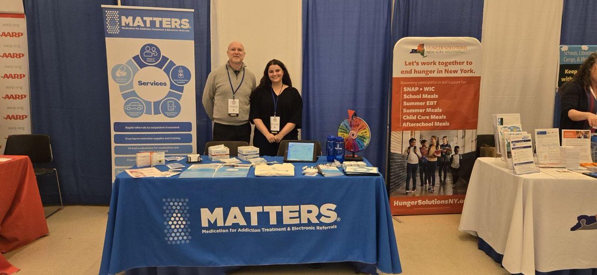 This week, our outreach team attended the NYS Public Health Partnership Conference in Saratoga Springs. MATTERS is grateful for the opportunity to network with like-minded individuals and organizations who are committed to protecting the public's health.