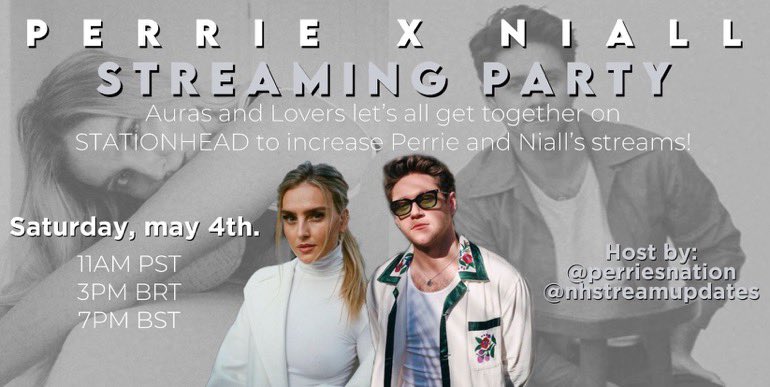 🚨ANNOUNCING THE PERRIE X NIALL STREAMING PARTY 🚨 We’ve joined forces with @perriesnation for very special streaming party. Join us tomorrow @ 11:00AM PTS on Stationhead or Spotify! We’ll share the sp link tomorrow. Hope u 🫵 can join us💕 #NiallHoran #Perrie @NiallOfficial