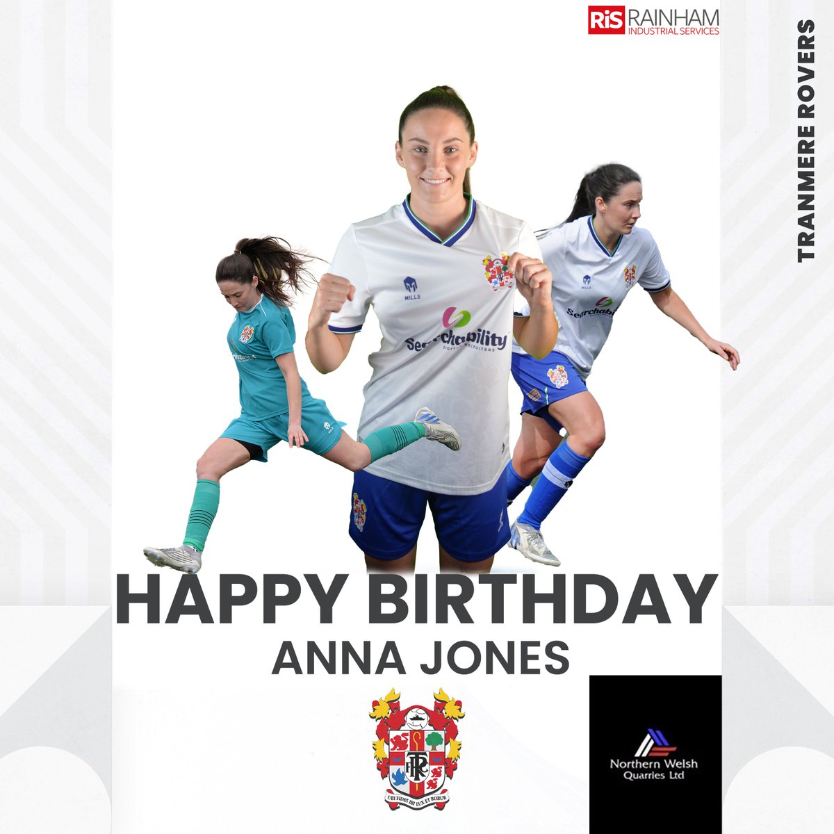 🎂Penblwydd Hapus to our Welsh Dragon Anna Jones! We hope you have a lovely day Anna! #TRFC #SWA