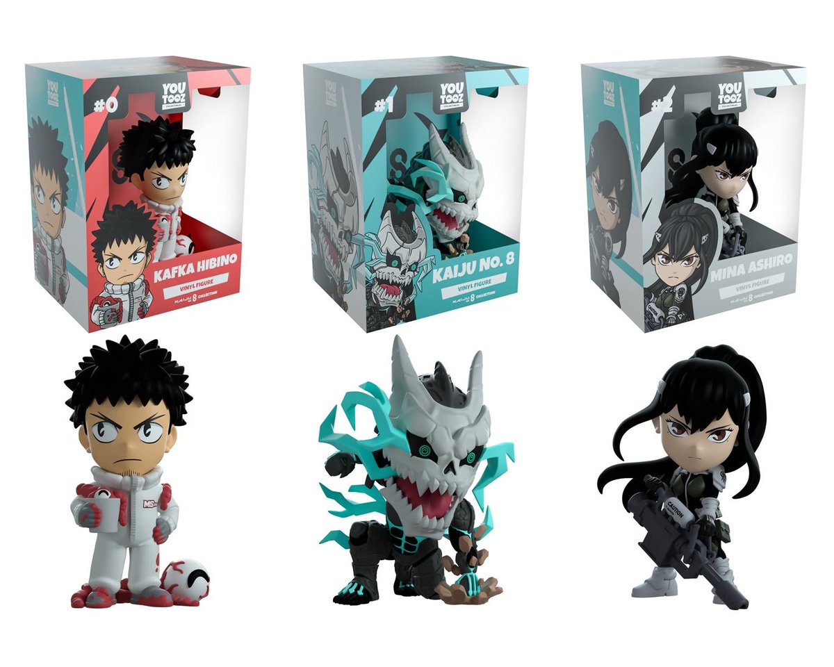 Available Now: Kaiju No. 8 Youtooz Collection at Entertainment Earth Link: ee.toys/LTWJU1 * No Charge Until it Ships #Ad #Youtooz #KaijuNo8 #Collectibles #Toys