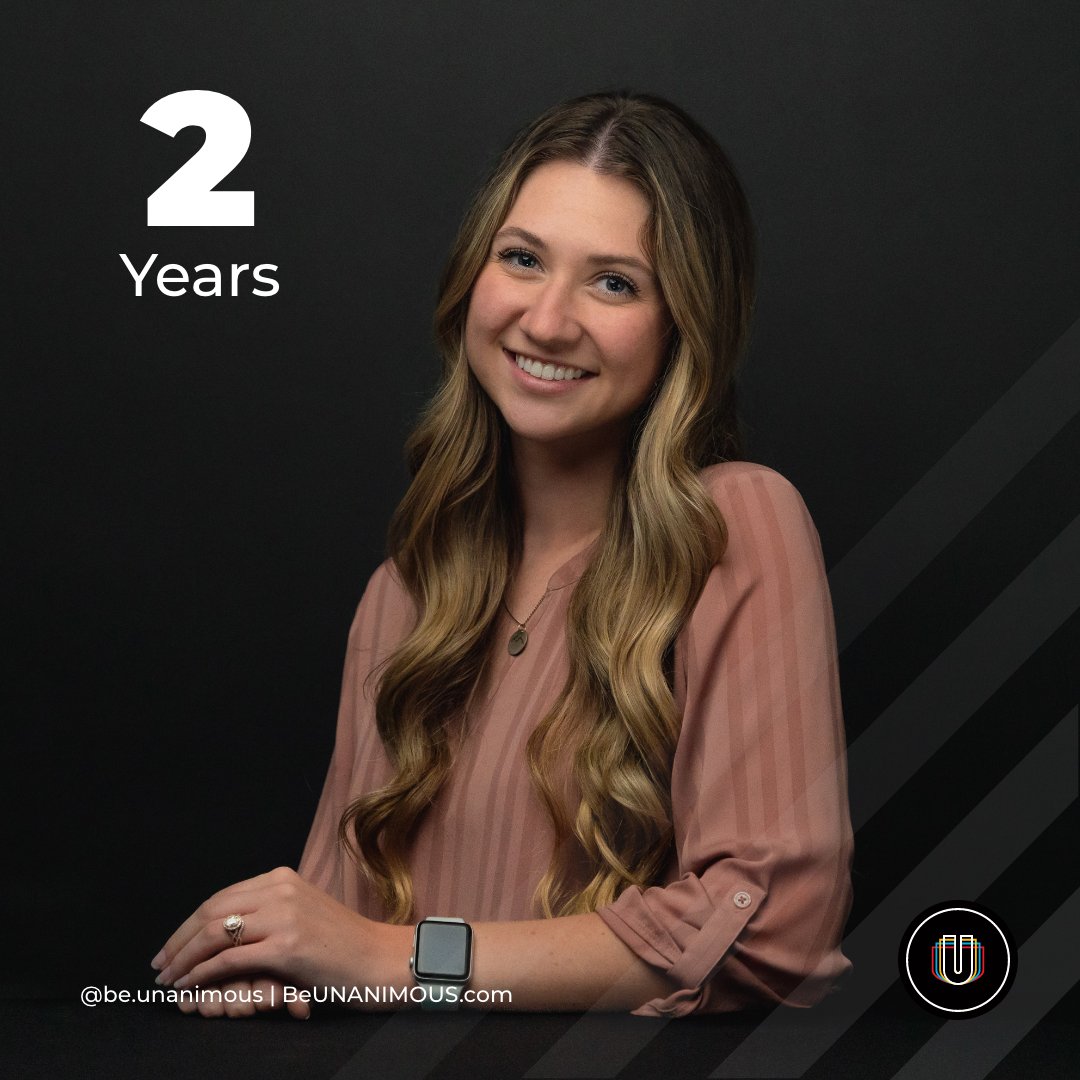 This month, we're celebrating Sierra's 2-year workiversary! 🎉

We're so happy to have you as part of the U-Crew! 

#BeUNANIMOUS