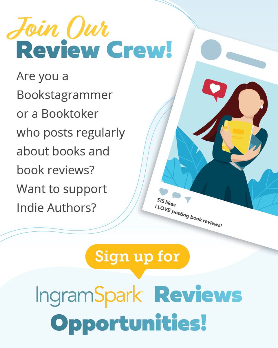 📚Become a part of the IngramSpark review crew and uncover fresh indie literary gems today!💎 To learn how to apply, click the link below!⤵️

selfpub.is/3y2OzBm

#BOOKTOK #ingramsparkreviews #bookstagrammer #booktoker #ingramspark #indiepub #shopindie