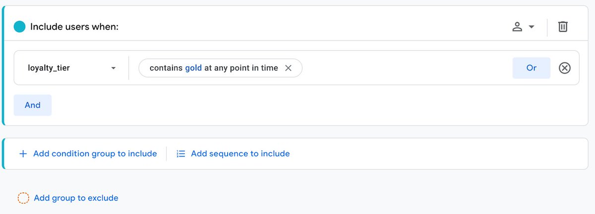 googleanalytics's tweet image. 📢 We&apos;ve made it easier to use imported user data with audiences. Now, data you upload, joined via either user ID or client ID can be used to qualify users for your #GA4 audiences right away, without them needing to visit your site or app first.

For instance, imagine you have a…