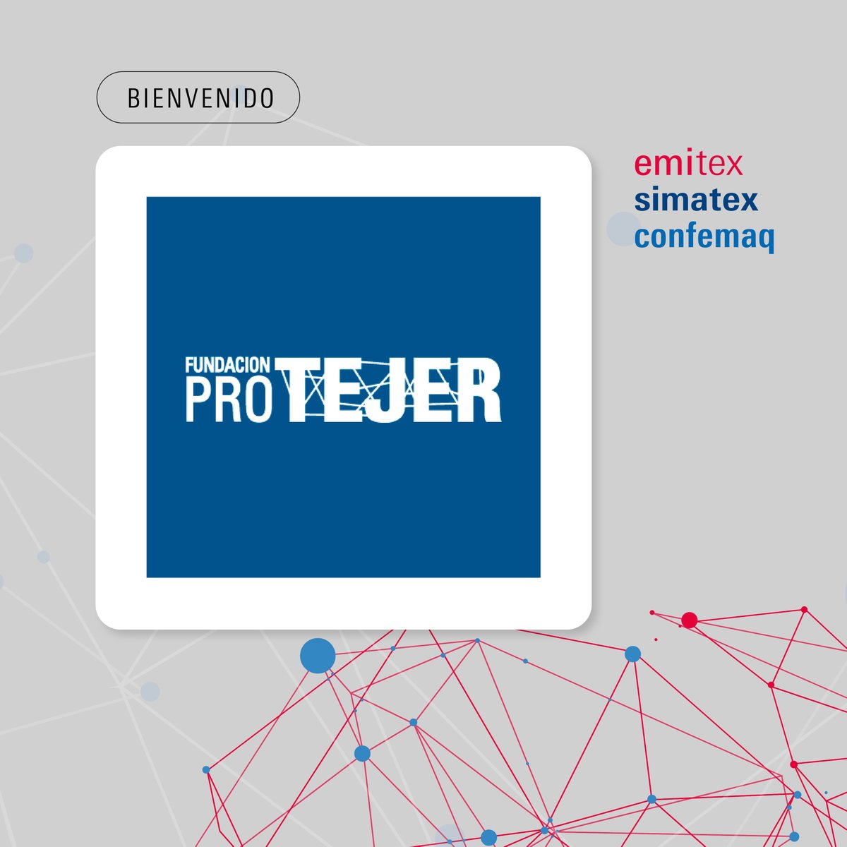 TextilExpo's tweet photo. 🧵¡ATENCIÓN! 🧵 Estas empresas ya son parte de #Emitex #Simatex #Confemaq 2024, seguilas y conocé sus propuestas para ir preparándote para la próxima edición:
Fundación Pro Tejer | Galfione Y Cia | Hook Bordados | Galaxy Tizada
🗓21 al 23 de mayo 2024 📍La Rural Predio Ferial https://t.co/e82MCV7Ugc