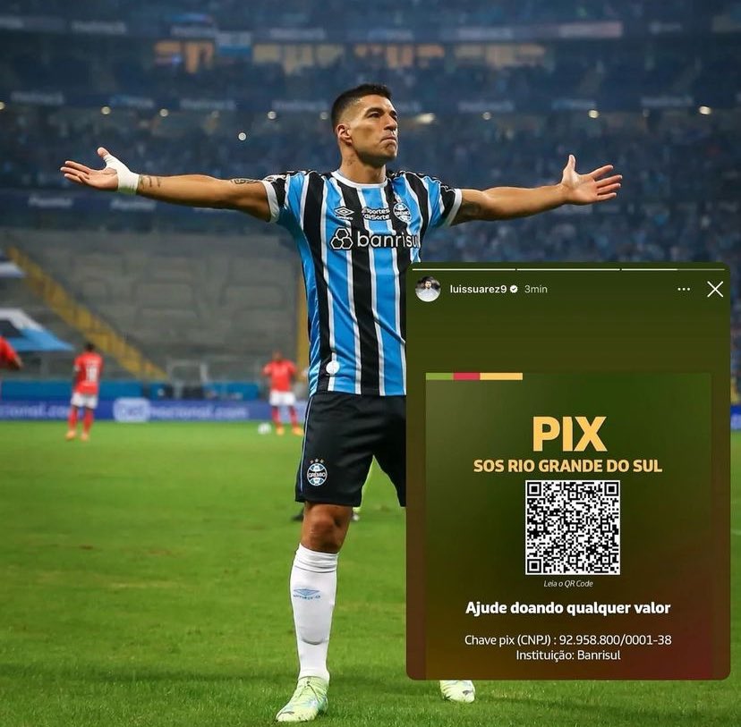 espacogremista_'s tweet photo. Isso é @LuisSuarez9 carajo! 👏👏👏🇪🇪🇺🇾 https://t.co/NLiP7TGMcv