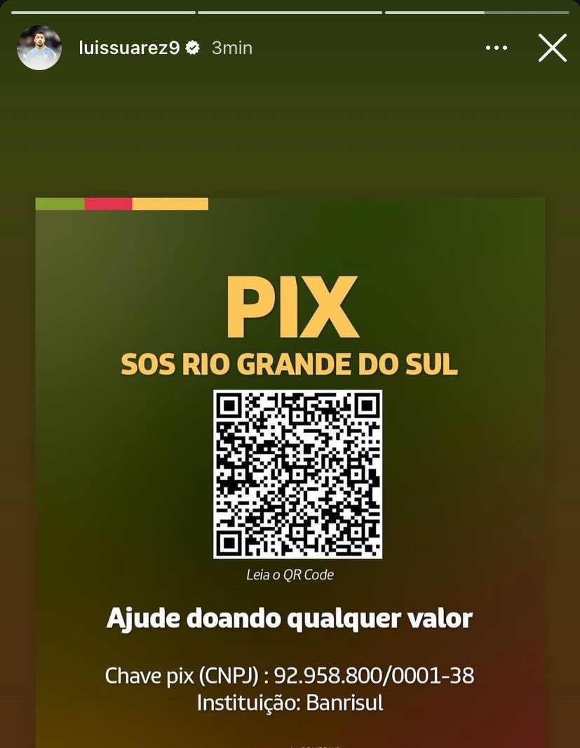 O Suárez é gigante. Poderia ter ignorado, fingindo que não passou por aqui, mas optou por dar repercussão mundial para a situação. Fez mais que muita mídia.