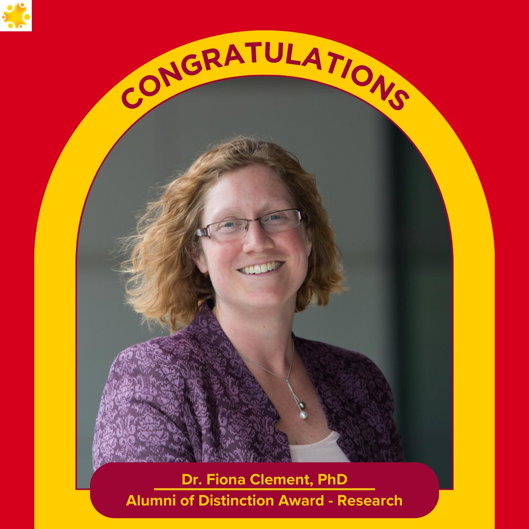 Congratulations to Dr. Fiona Clement @FionaHTA who received the @UCalgaryMed Alumni of Distinction Award - Research yesterday. Dr. Clement is a health policy leader whose research has led to changes in legislation, policy & regulatory frameworks.

Congratulations Dr. Clement!!👏🏽