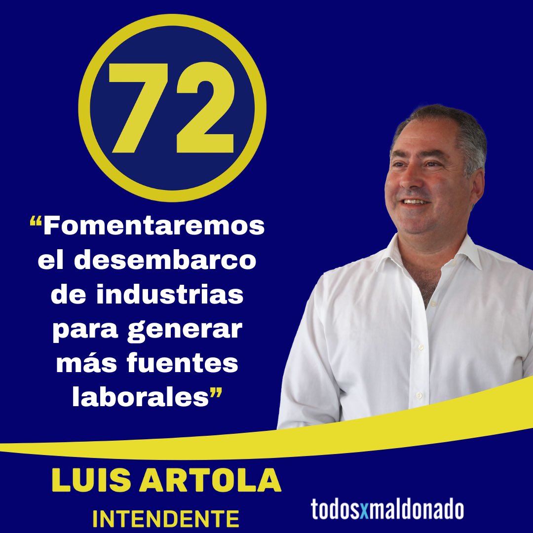 #artolaintendente #Lista72 #Avancemos #maldonado #AlvaroDelgado #uruguayparaadelante